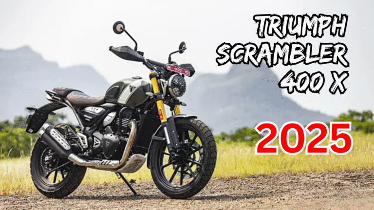 Triumph Scrambler 400 X Launched in 2025: