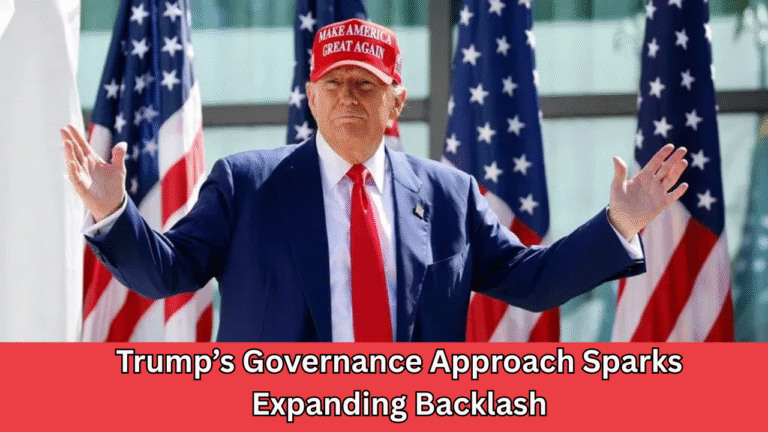 Trump’s Governance Approach Sparks Expanding Backlash