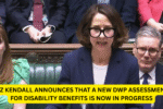 Liz Kendall announces that a new DWP assessment for disability benefits is now in progress