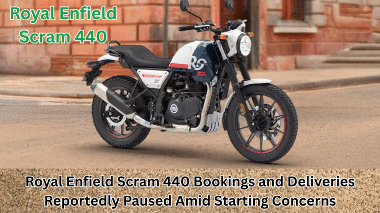 Royal Enfield Scram 440 Bookings and Deliveries Reportedly Paused Amid Starting Concerns